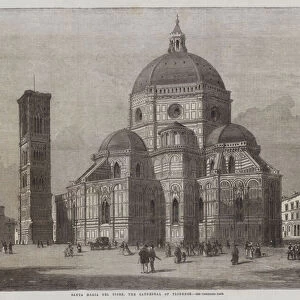 Santa Maria del Fiore, the Cathedral of Florence (engraving)