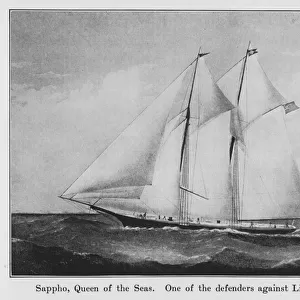 Sappho, Queen of the Seas (b / w photo)