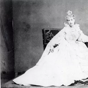 Sarah Bernhardt (1844-1923) in the role of Marie de Neubourg in Ruy Blas