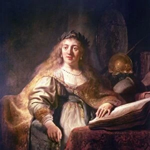 Saskia as Minerva (oil on canvas)
