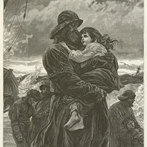 Saved from the wreck (engraving)