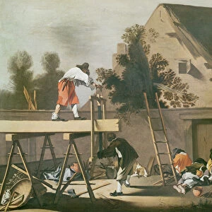 The Sawyers, 1692 (oil on canvas)