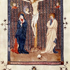 Scene of the crucifixio (miniature)