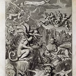 Scene of Hell, illustration from Book 1 Part 3 Chapter 10 of