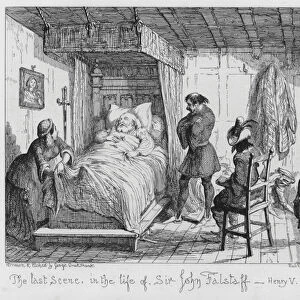 The last scene, in the life of Sir John Falstaff (engraving)