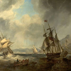 Scene in the Mediterranean, 1842 (oil on canvas)