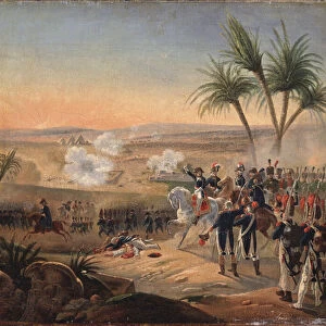 Scene of a military offensive