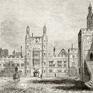 The School Yard at Eton College, Berkshire, in the 19th century, from The National