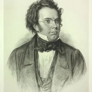 Schubert, 1930 (etching)