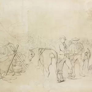 A Scotch Fair, c. 1847 (pencil)