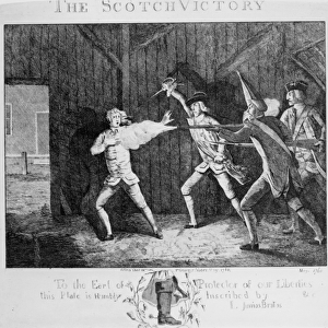 The Scotch Victory, 1768 (engraving)