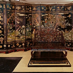 Screen (painted lacquer)