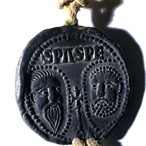 Seal dating from the time of Pope Boniface VIII (Benedetto Caetani dit Bonifacio VIII