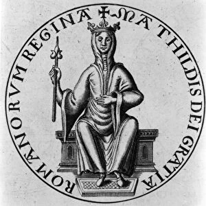 Seal of Empress Matilda (engraving)