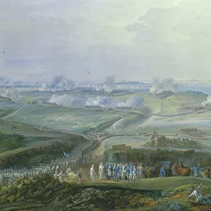 The seat of yorktown from October 6 to 19, 1781 (detail gouache on paper, 18th century)