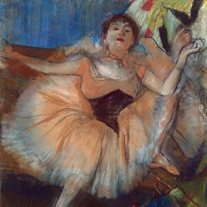 Seated Dancer, 1879-80 (pastel on cardboard)
