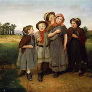 The Secret, 1855 (oil on canvas)