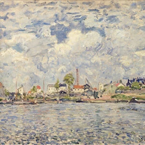 The Seine at Point du Jour, 1877 (oil on canvas)