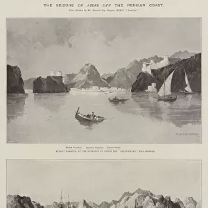 The Seizure of Arms off the Persian Coast (litho)