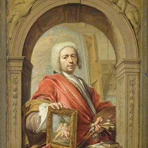 Self Portrait, 1727 (oil on panel)