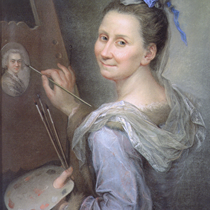 Self Portrait, c. 1720 (pastel on paper)