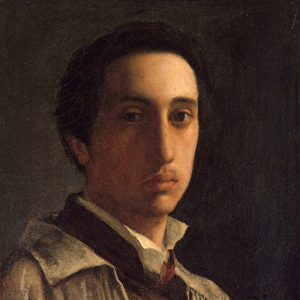 Self-Portrait, c. 1855-56 (oil on paper, laid down on canvas)