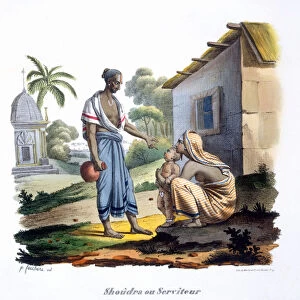 A Servant, 1827-35 (colour litho)