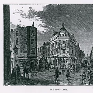 The Seven Dials, London (engraving)