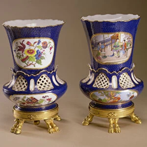 The Sevres Firle Vases, 1763 (soft-paste porcelain)