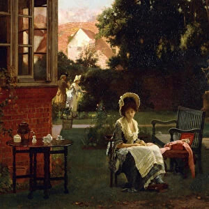 In the Shade, 1879 (oil on canvas)