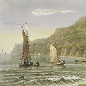 Shanklin Bay, from The Isle of Wight Illustrated, in a Series of Coloured Views