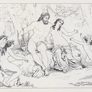 Shelleys Prometheus Unbound, Act III, Scene 4 (engraving)