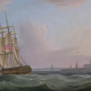 Shipping off Dover, c. 1760 (oil on canvas)