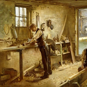 The Shipwrights Workshop, 1902 (oil on canvas)
