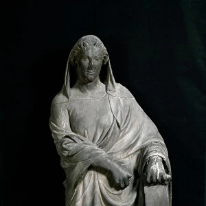 Sibyl of Tibur, from the bell tower. Marble sculpture, 1340-1343