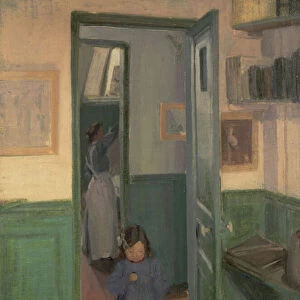 In Sickerts House, 1907 (oil on canvas)