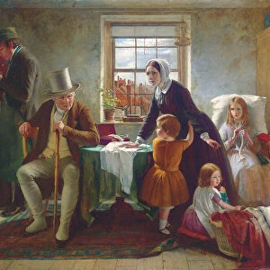The Silence of Pure Innocence Persuades, where Speaking Fails, 1855 (oil on canvas)