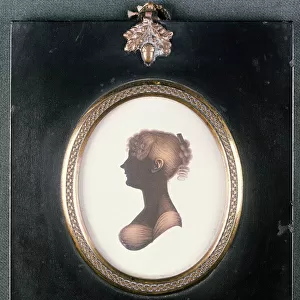 Silhouette of Cassandra Austen, c. 1809