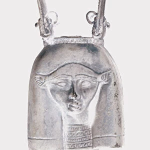 Silver Sistrum, Thrid Intermediate Period, Dynasty XXII, c. 945-715 BC (silver)