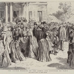 The Silver Wedding of the Comte and Comtesse de Paris (engraving)
