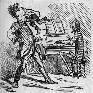 Before singing Mr. Offenbachs music, tenor Hyacinthe gets banged to give some relief