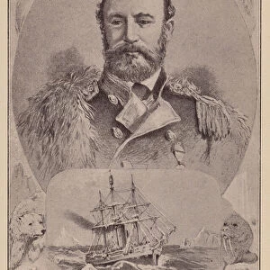 Sir George Nares (colour litho)