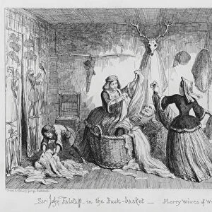 Sir John Falstaff in the Buck-basket (engraving)