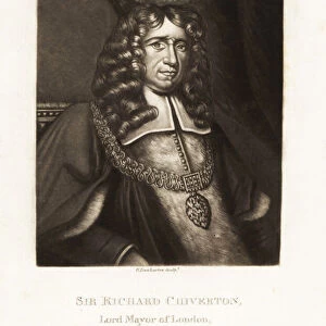 Sir Richard Chiverton, Lord Mayor of London, 1657-58. 1814 (engraving)