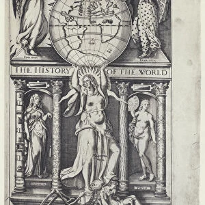 Sir W Raleigh, The History of the World, W Stansby for W Burre 1614 (b / w photo)