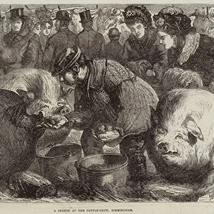 A Sketch at the Cattle-Show, Birmingham (engraving)