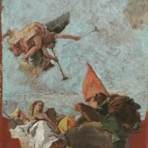 Sketch for a Ceiling, c. 1750 (oil on canvas)