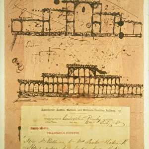 Sketch for the Crystal Palace, built for the Great Exhibition of 1851