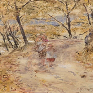 Sketch at the Trossachs, 1884 (w / c)