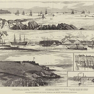 Sketches of Plymouth and Places visited by the British Archaeological Association (engraving)